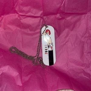 Tokidoki dog tag necklace
